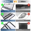 Upgraded Two Pockets Fireproof Document Bag (2000℉), andyer 15”x 11”Waterproof
