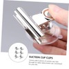 ARTIBETTER 6pcs Suction Cup with Clip for Hanging Coat Suction