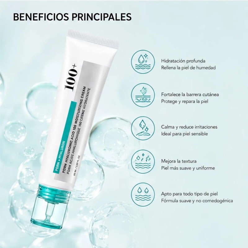 Crema Hidratante Facial Con Ácido Hialurónico Y Pdrn 60ml