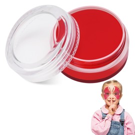 Chisafly Face Paint, Body Paint, Solid Color, Maternity Paint, Face Paint, White Painting, Safe, Non-Toxic, Eco-friendly, Cosplay, Costume, Stage, Christmas, Red