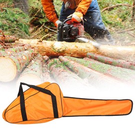 Portable Chainsaw Carrying Bag Case for Stihl/Chainsaws - Bright Orange, Waterproof Polyester