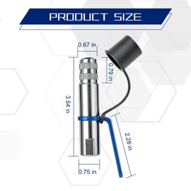 FALVFUN Car Grease Gun Coupler, High Pressure Vehicle Grease Gun Tips with Non-Slip Handle, Quick Release & Strong Locking Automobile Grease Fittings, Fit for 1/8" NPT Fittings