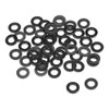 sourcing map Nylon Flat Washers for Bolts 12 mm OD
