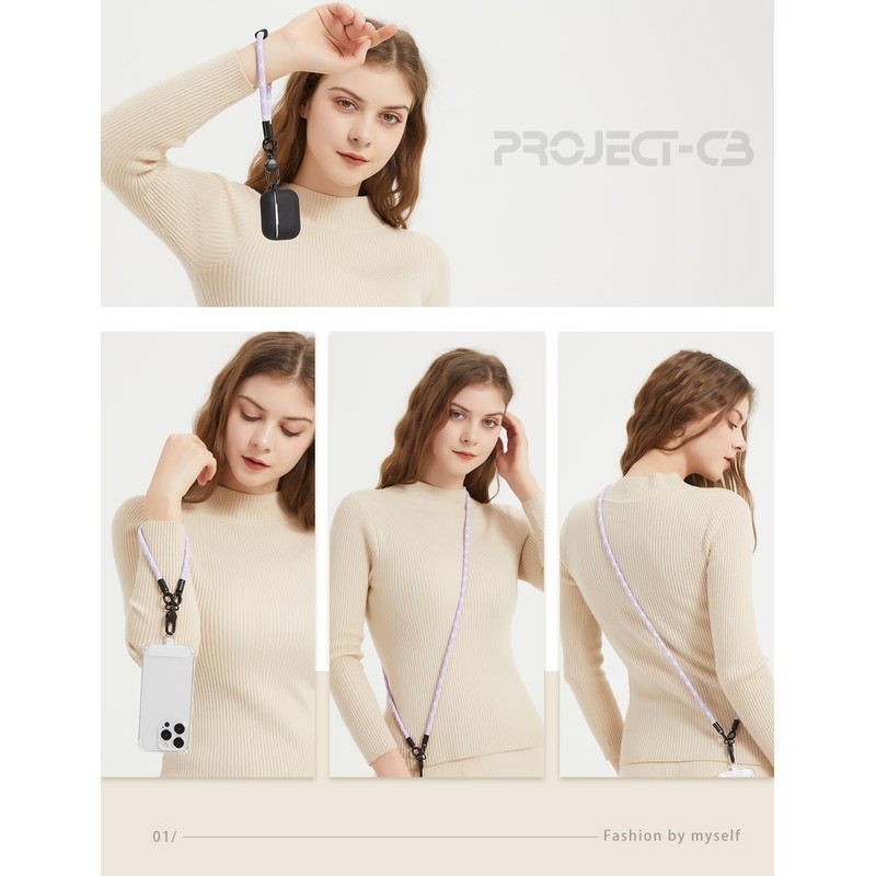Project-cb Phone Wrist Strap×1,Phone Tether Tab×2,Phone Wristlet,Phone Lanyard Wrist Strap,Key