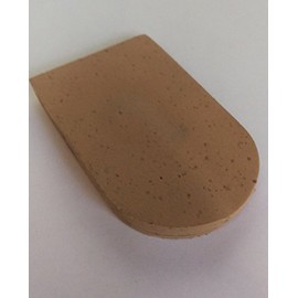 Heel Wedge, Rubber Cork, Small (2" Wide), 1 Pair