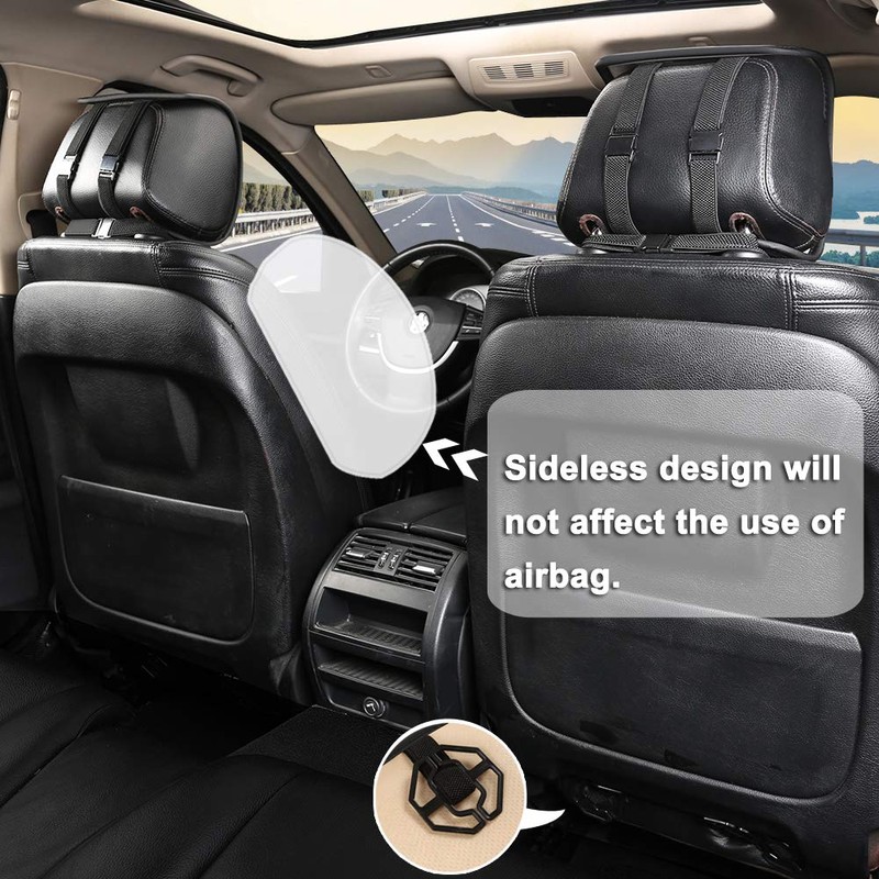 Black Panther Car Seat Cover, 1 Piece Universal Sideless Driver
