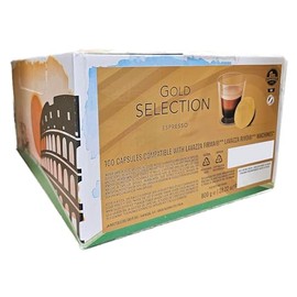 Espresso Italiano coffee capsules compatible with RIVO machines (100 pods, Gold Selection)