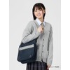 East Boy School Shoulder Bag 209079 Navy x Sax (585),