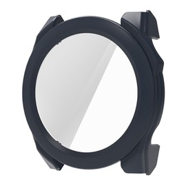 zZjoOoj Case for Garmin Fenix 8 47 mm Protective Case with Screen Protector Hard PC Scratch-Resistant Ultra Thin Case, Ink Blue