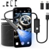 Endoscope Camera with Light, 1920P HD Borescope Inspection Camera |