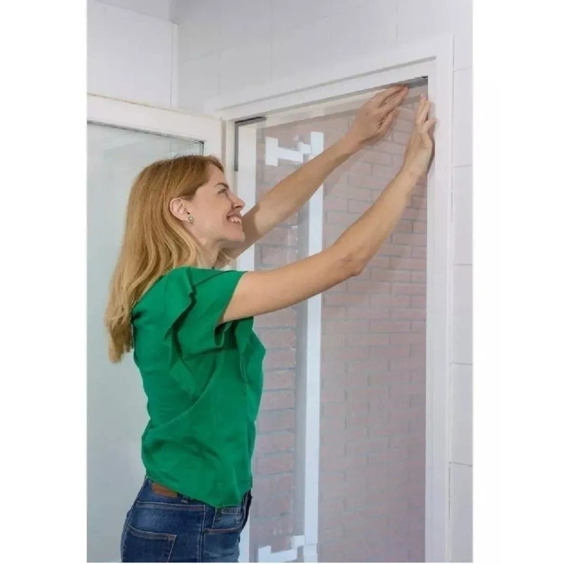 Misorel 2 Cortina Malla Mosquitero Magnética Ajustable Hogar Puertas