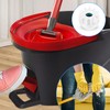 CANIPHA 4pcs Spin Mop Replacement Parts, Spin Bucket Mop Clutch
