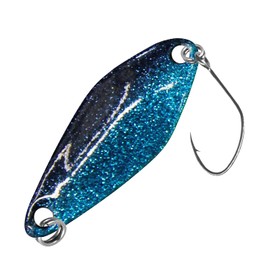 FTM Spoon Tremo 2.9 cm - Trout Blinker for Ultra Light Fishing for Trout, Trout Bait for Spin Fishing, Spinner Bait, Blinker, Colour: Blue/Purple, Weight: 2, 3 g