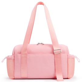 WLLWOO Small Gym Bag for Women with Wet Pocket, Mini Travel Duffle Tote Bag, Lightweight Workout Sports Bag for Dance Yoga Weekends