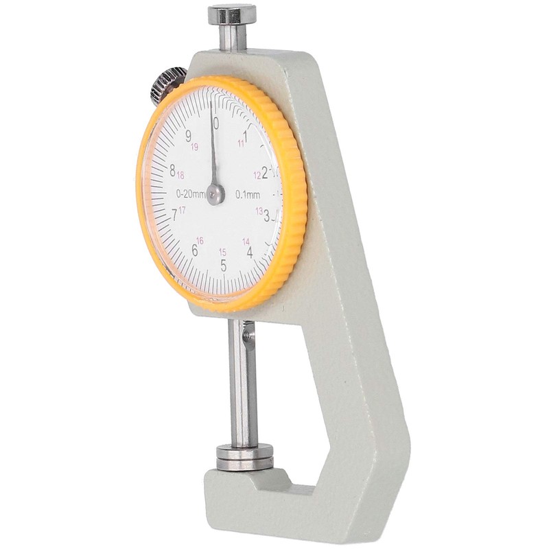 Leather Thickness Gauge Tester, Dial Flat Head Vegetable Tanned Leather