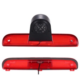 Transporter 3rd Brake Light Reversing Camera Waterproof Night Vision Camera for Van Fiat Ducato X250 X290 Bus Box/Peugeot Boxter/Citroen Jumper (12 mm Old Lens)