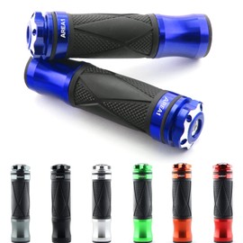 Area1 Lenkergriffe Motorrad Griffe für CB 125 300 650 R, 1000 R/RA, 1000 R+ (+/E-Clutch/Neo Sports Café) MSX 125 Grom (Xtreme,Blau,22/24/25mm)