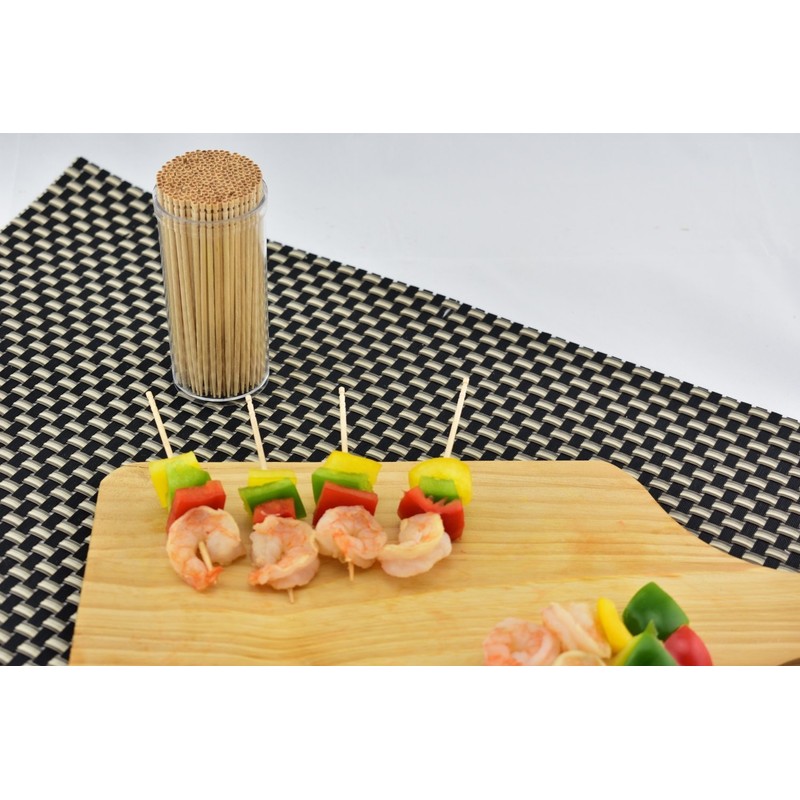 Gmark Premium 4" Kokeshi Toothpicks Skewers 500ct (2 Packs of