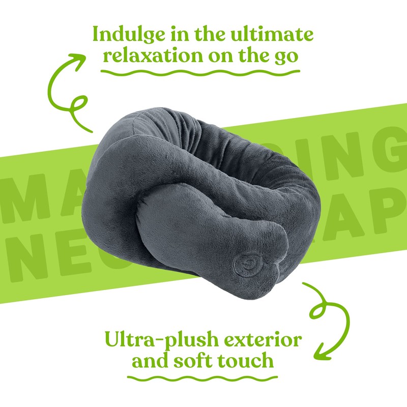 PURSONIC Portable Neck & Shoulder Adjustable Massaging Wrap with Soothing