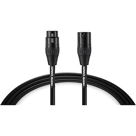 Warm Audio Pro Series XLR Female to XLR Male Microphone Cable - 10-foot, Black/Silver, (Pro-XLR-10')