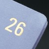Laconic Notebook 2026 A5 Monthly Cotton Purple LED27-250PU (Starting December