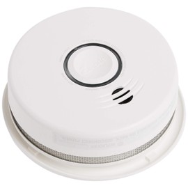 Kidde Wireless Smoke Detector, 10-Year Battery, Voice Alerts, Photoelectric Sensor Wire-Free Smoke Alarm, White