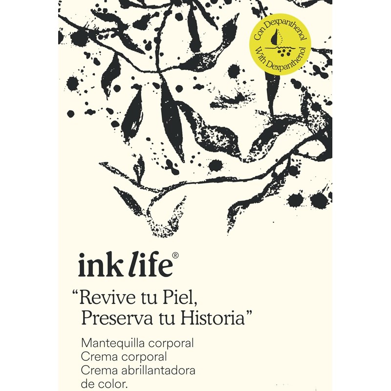 Loción Corporal Abrillantadora Hidratante para Piel Tatuada 250 ml