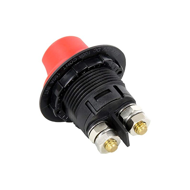 Powerwerx PanelHDSW-K Heavy Duty 100A Mini Panel Mount ON-Off Battery