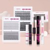 FADVAN Lash Bond and Seal Cluster Eyelashes, Individual Glue and