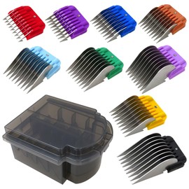1/8"-1^1/4"(3mm-32mm) Clipper Guide Combs Kit Compatible for Andis &for Oster & for Wahl A5 Detachable Blades Sizes# 10/15/30 Stainless Steel Attachment by XSPANDER