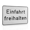 Betriebsausstattung24 Sign "Einfahrt freihalten" - Aluminium - 25.0 x 15.0