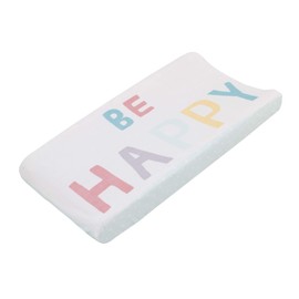Little Love by NoJo"Be Happy" Multi Color Polka Dots 2 Piece Super Soft Changing Pad Covers