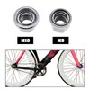 VGOL 6Pcs M9 Wheel Nuts M10 Axle Wheel Nuts Bicycle