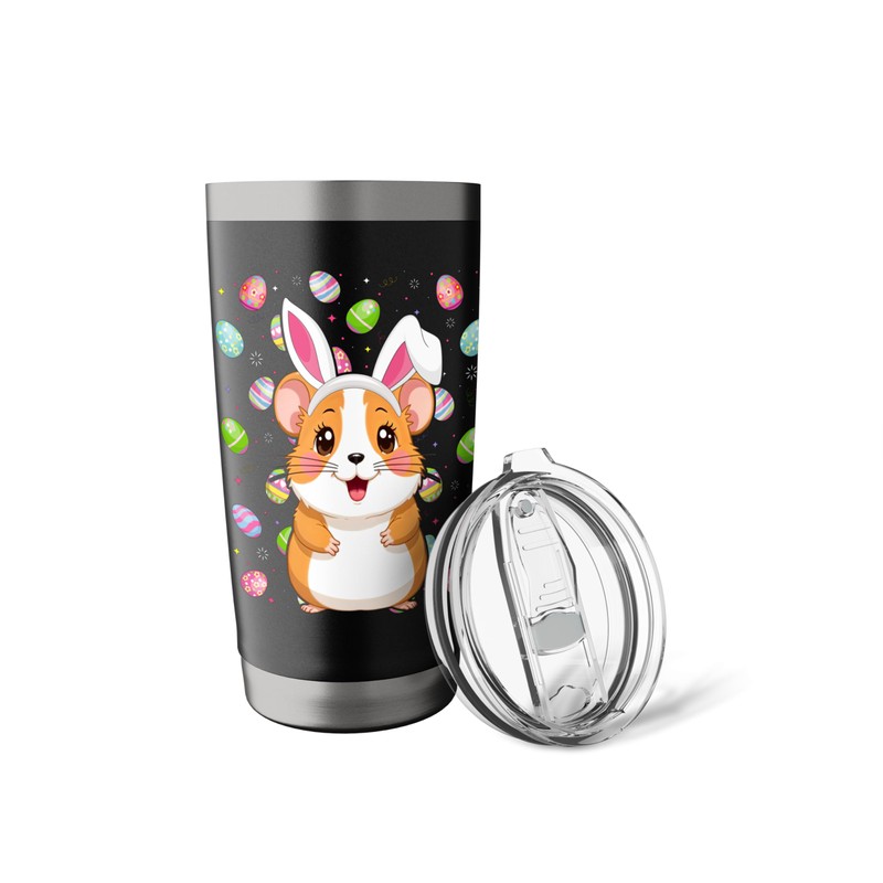 Hamster Happy Easter Egg Hunt Bunny Ear Hamster Easter Stainless