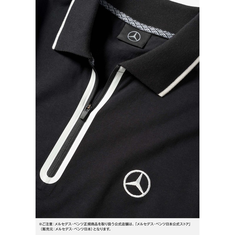 【メルセデス・ベンツ コレクション】純正 メンズ ポロシャツ ブラック M