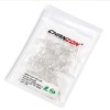 CHANZON 100 pcs 3mm Yellow LED Diode Lights (Clear Flat