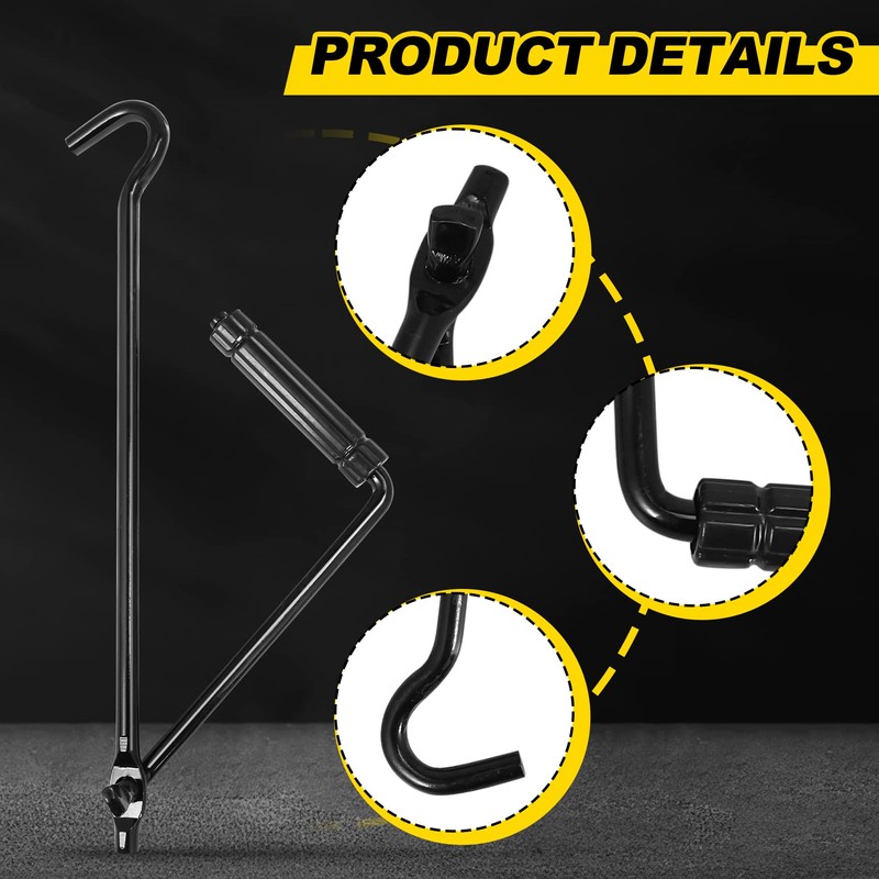 Yannjie Car Jack Hand Crank Wheel Wrench for Scissor Lift