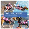Large Dog Life Jacket Shark, Dog Swimming Safety Vest with