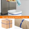 6 Pcs Trash Can Rubber Bands 32 to 55 Gallon