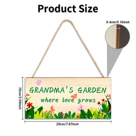 Grandma Mothers Day Gift,Nana Gifts,Grandma Gifts,Nan Gifts,Grandma Birthday Gifts,Nan Birthday Gifts,Gifts for Nan,Gifts for Grandma,Garden Signs,Gifts for Grandparents,Grandma Christmas Gifts