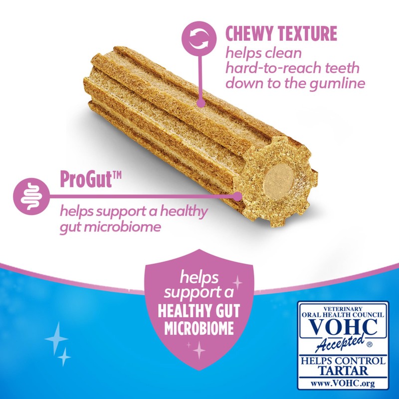 DentaLife Plus Digestive Support Dog Treats for Small and Medium