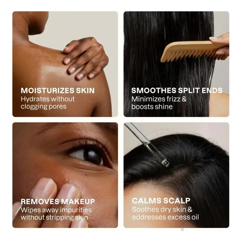 Tratamento Capilar Com Óleo De Jojoba Orgânico Cliganic