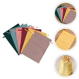 Generic 6PCS Travel Shoe Bag Waterproof Trip Bags Clothes Drawstring Shrinkable Closure Luggage Organizer for Mens Shoes Womens and Children Multicolor 16L7LQEG023058ONOB6R 30X21CM