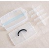 Sooyee - Contenedor apilable de 5 capas transparente