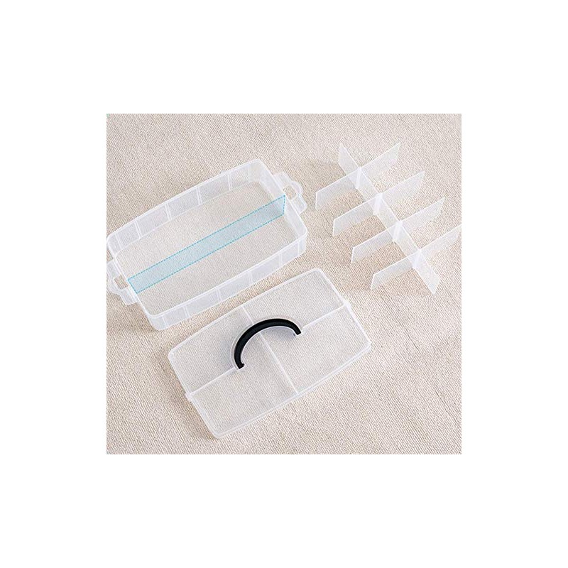 Sooyee - Contenedor apilable de 5 capas transparente