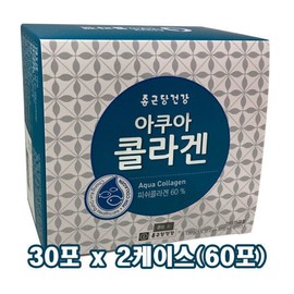 Jongkundang Health 종근당건강 아쿠아 콜라겐 60포 1개 아쿠아 피쉬콜라겐 Jongkundang Health Aqua Collagen 60 Sachets 1 Pack Aqua Fish Collagen