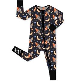 babee Reshinee Bamboo Viscose Baby Footie Pajama, Zipper Pajamas for Baby Boys & Baby Girls, Sleep and Play Footed Pajamas 12-18M