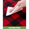 Smiry 8 Packs Gingham Disposable Table Cloth, 54 x 108