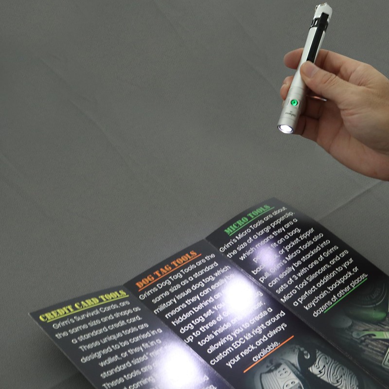 Nitefox Pen Light Flashlight Rechargeable - Mini EDC Pocket Flashlight