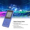 Compact Portable FM/AM Frequency Adjustment Digital Display with Pedometer Function